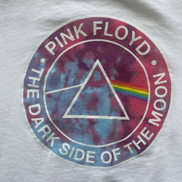 Pink Floyd Dark Side of the Moon White Sweatshirt - Picture 2 of 7